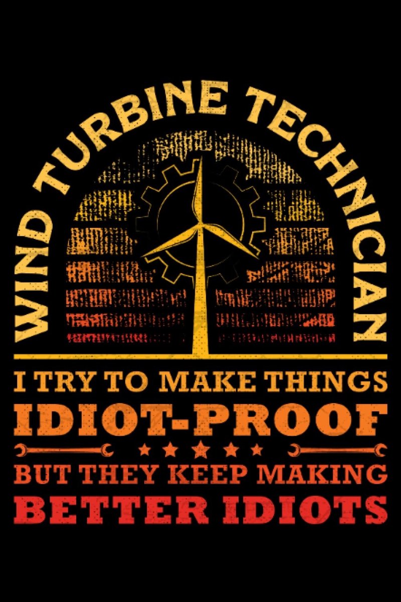 Windturbine Journal - A5 - Hardcover Notitieboek - Voor Windenergie Technici