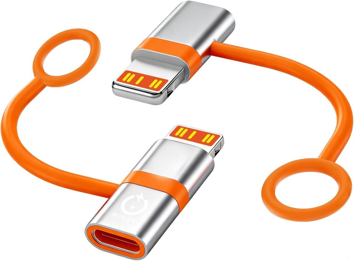Solidchoice - USB-C naar Lightning Adapter voor Snelladen, 2 Stuks