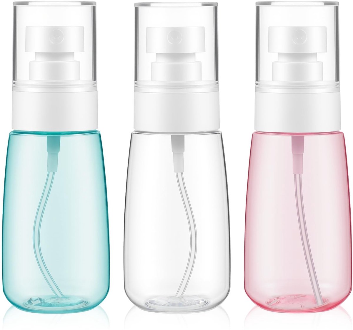 Solidchoice - Set van 3 Kleine Spuitflessen 60ml voor Reizen