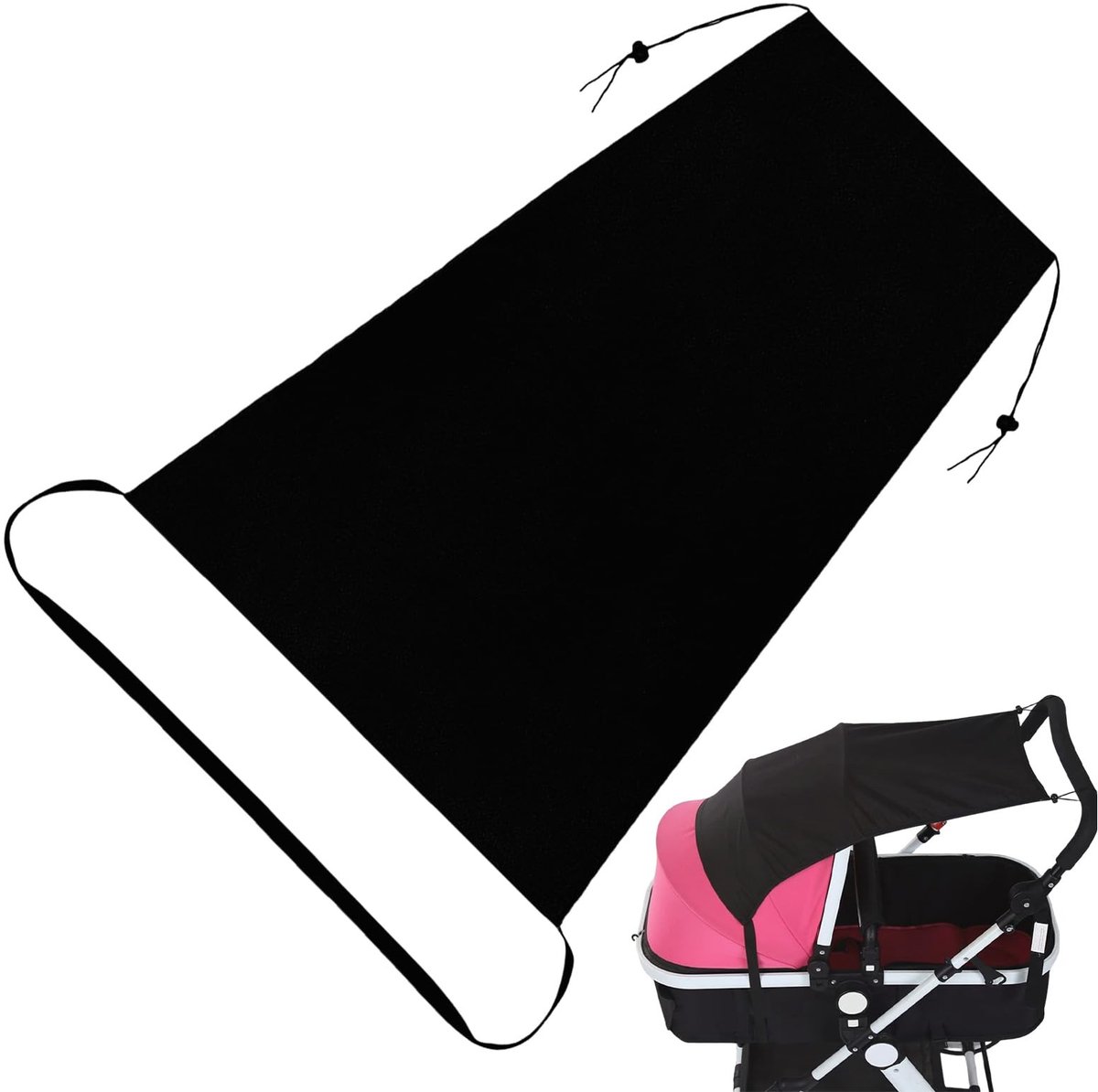 Solidchoice - Universele Zonnebescherming voor Kinderwagens met UPF 50+