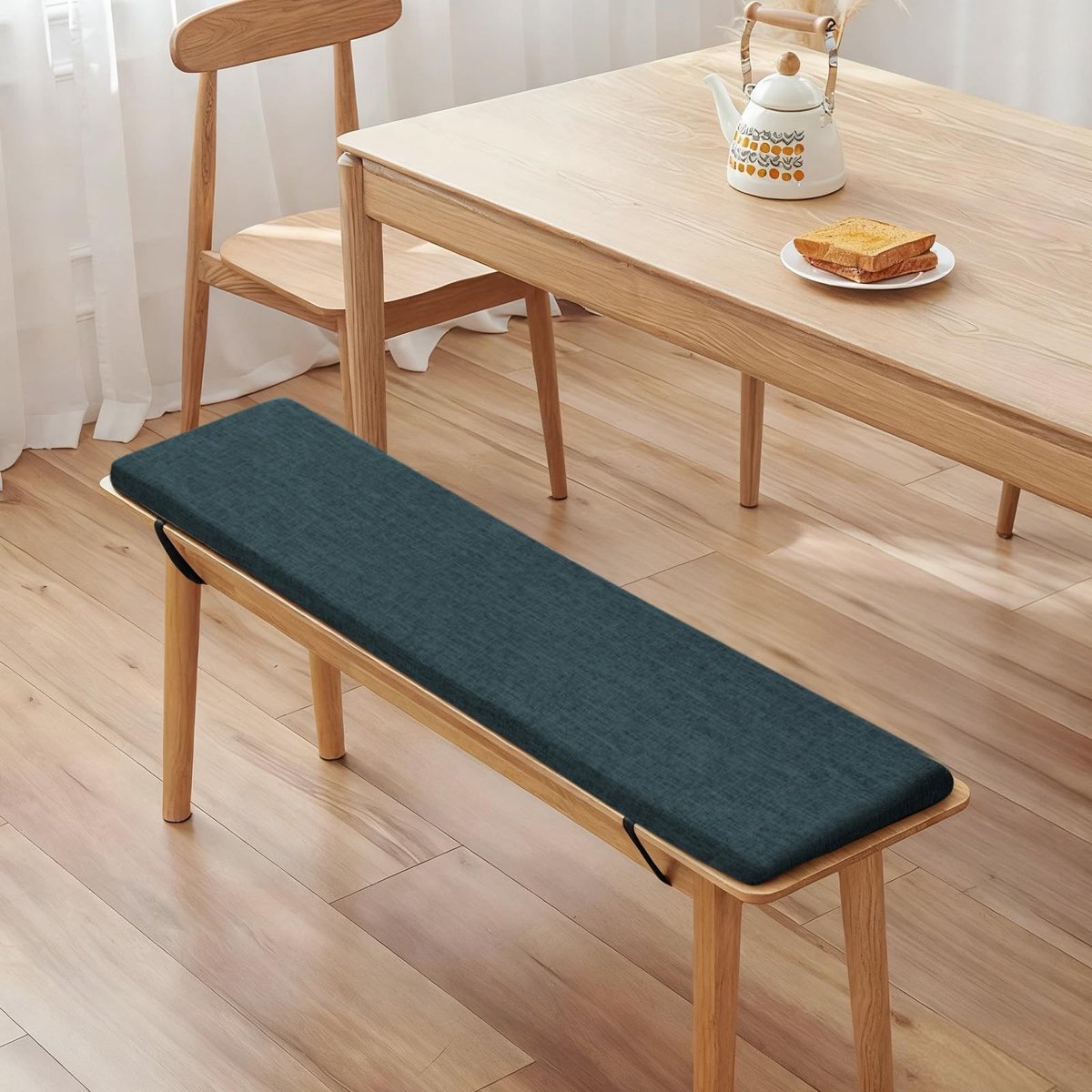 Solidchoice - Tuinbank Kussen Wasbaar 100x40x5 cm Warm Grijs