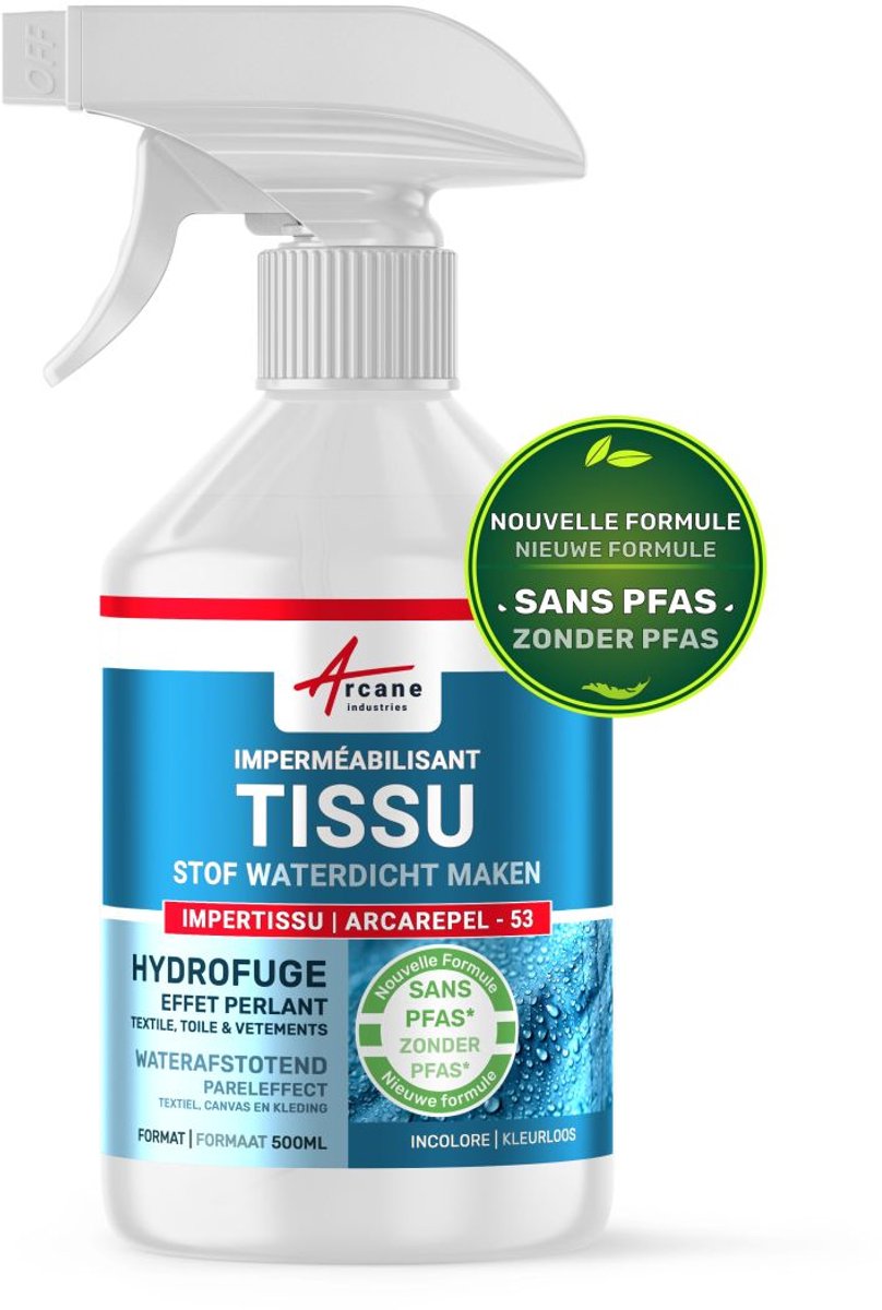 Waterafstotend Middel voor Stoffen, Textiel ZONDER PFAS*: ARCAREPEL - 53