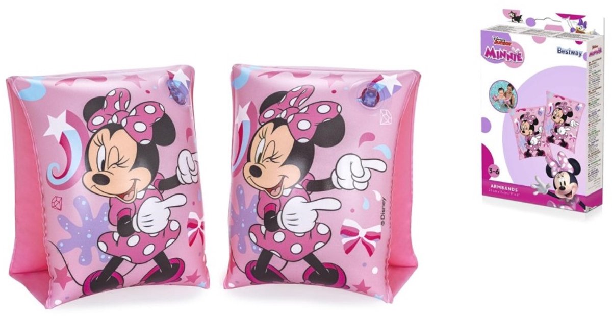 van der Meulen Minnie Mouse zwembandjes roze 2-6 jaar waterpret. van der Meulen Minnie Mouse zwembandjes roze 2-6 jaar waterpret.