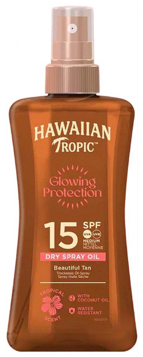 Hawaiian Tropic Zonneolie Protective Dry Spray SPF 15 200 ml