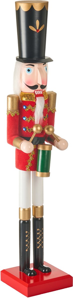 SVARTAN - Decoratief figuur - Rood - Dennenhout