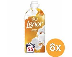 Lenor Wasverzachter Amber & Orchidee - 8 x 55 Wasbeurten