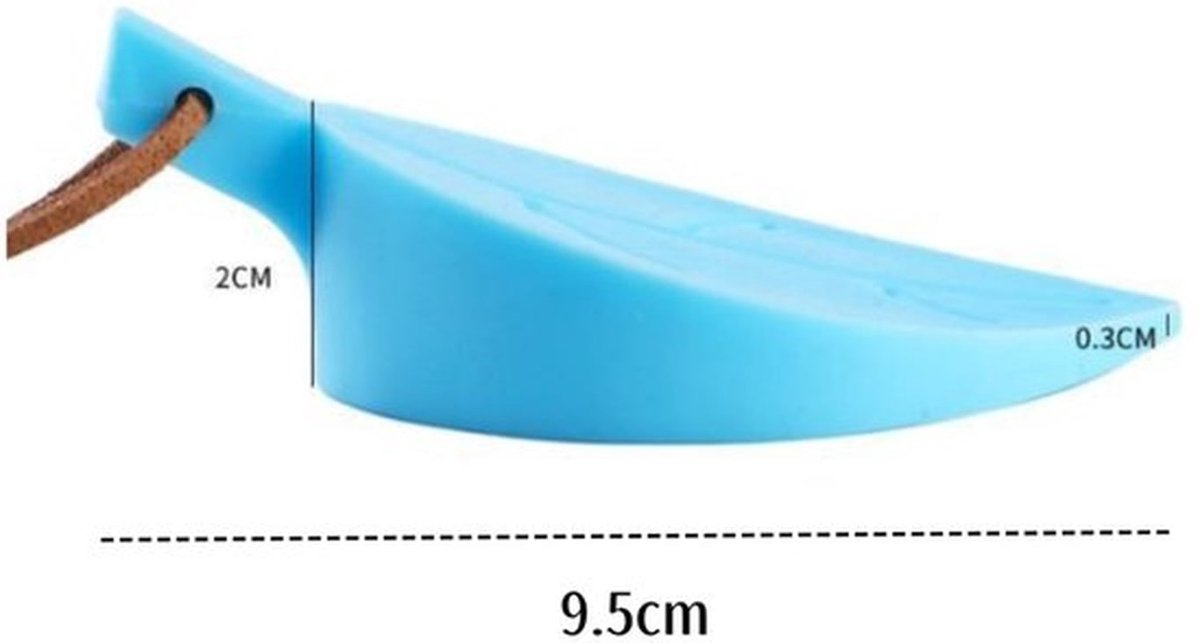 Set van 4 Antislip Rubber Deurwiggen voor Deurstopper
