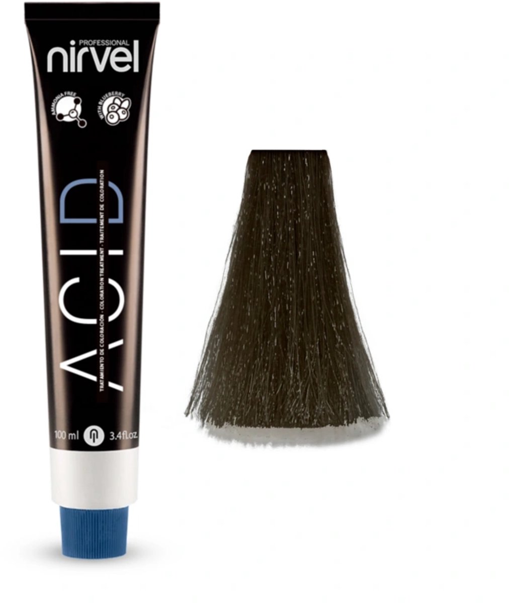 Nirvel ACID COFFEE 4/71 / Professionele haarkleuring met zure pH-waarde 100 ml