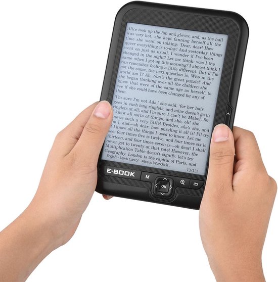 E-booklezer, draagbare e-booklezer, waterdichte e-booklezer, ultradunne e-booklezer (zwart, 8 GB) — afbeelding 3