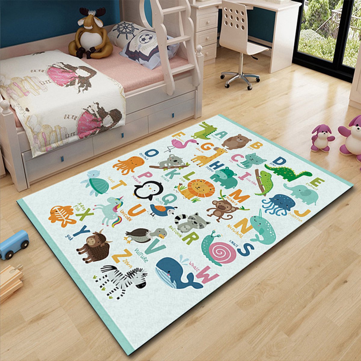 Autospeelmat - Wegtapijt Kinderen - Spelen met Auto's - Antislip Onderkant - 80*120cmsnelweg‑10
