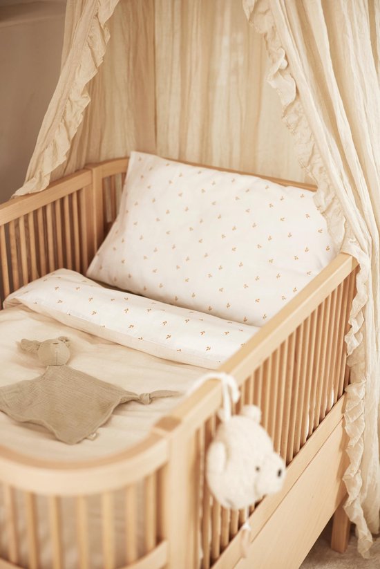 Knuffel Fopspeendoek voor Baby - Olijfgroen, 100% Katoen van Jollein — afbeelding 3