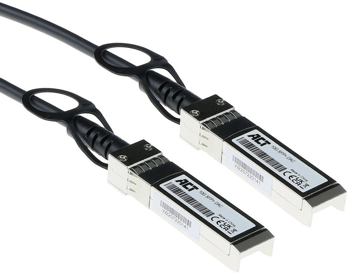 ACT TR0102 SFP+- | SFP+ Passieve DAC Twinax Kabel Gecodeerd voor Juniper - 2 meter