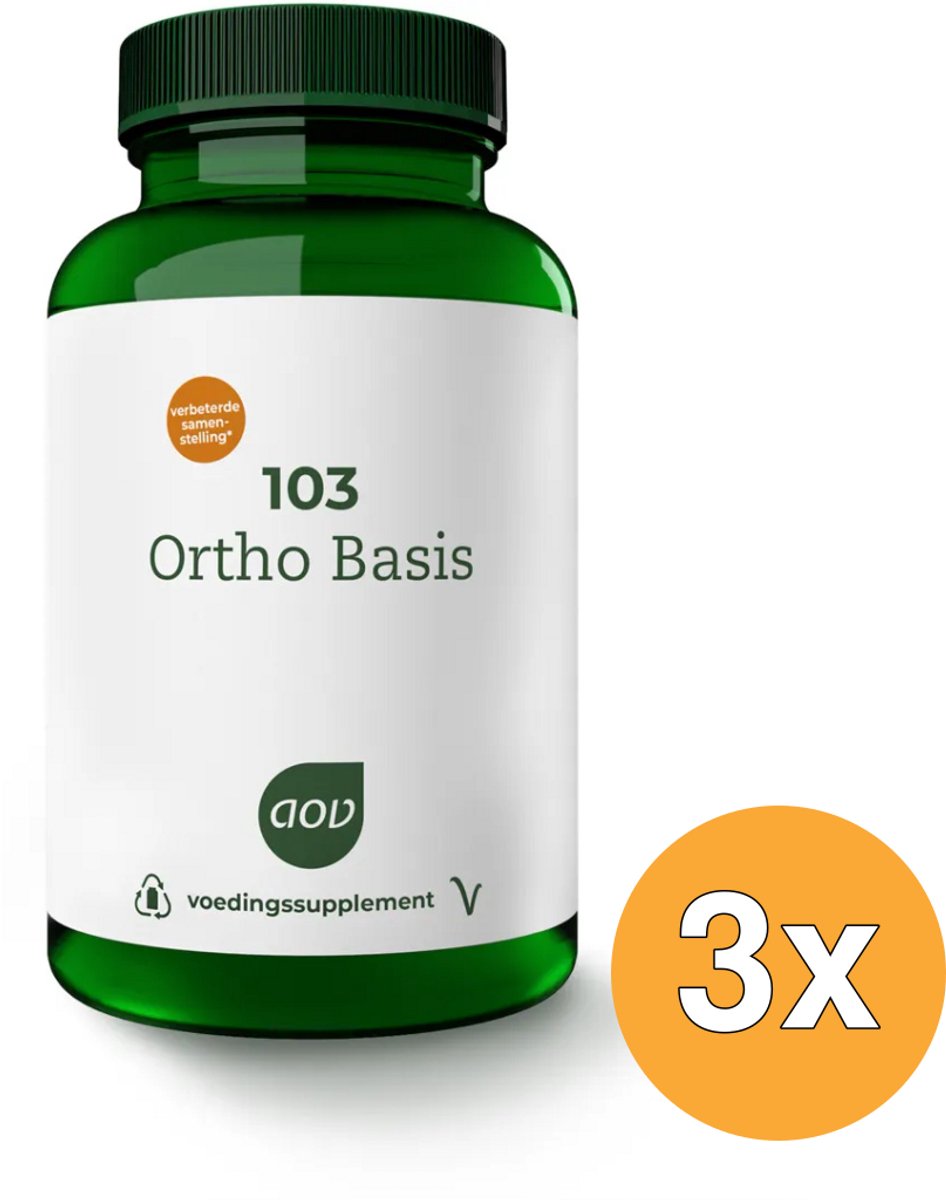 3x AOV 103 Ortho basis (90 tabletten)