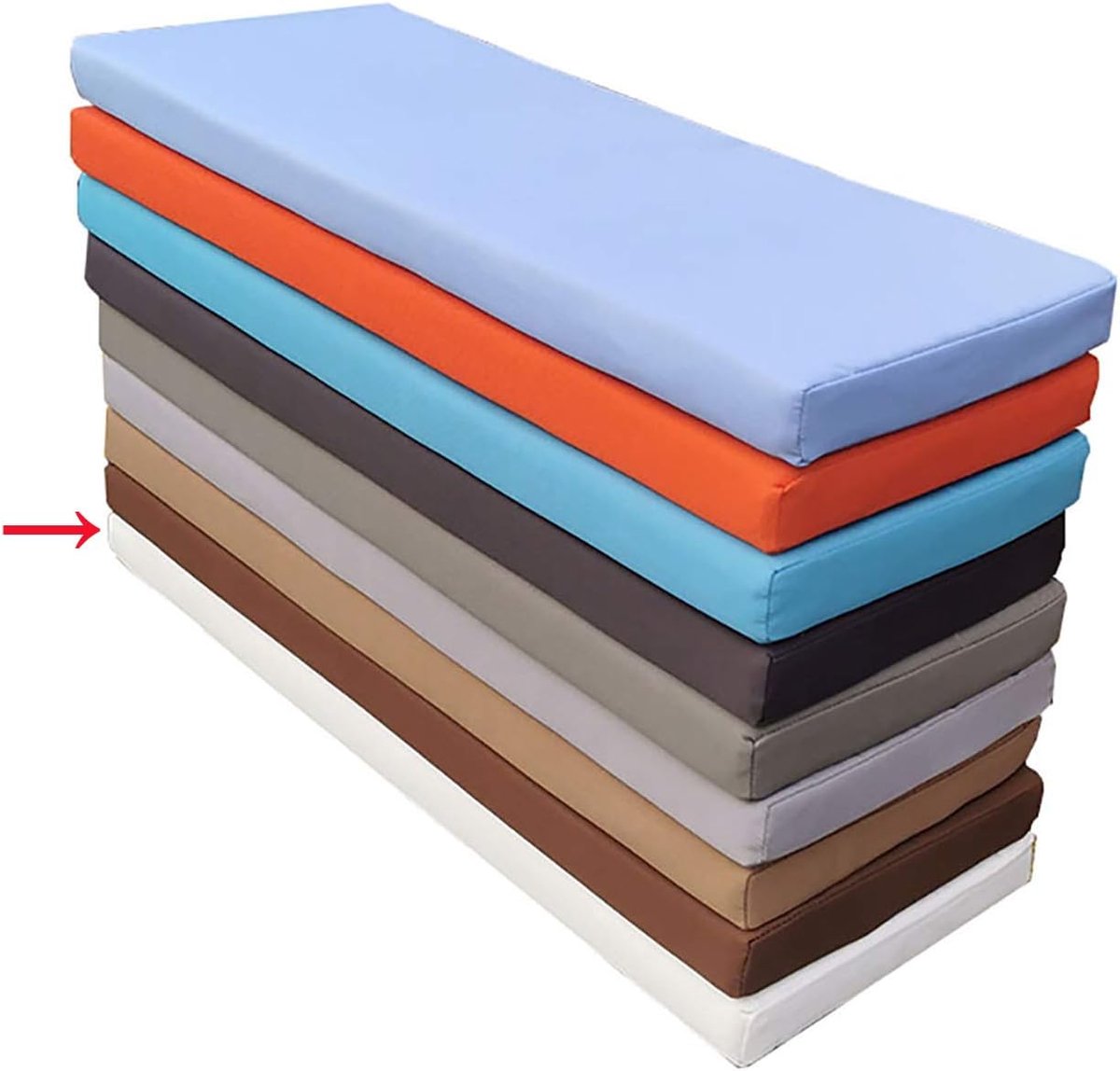 wangk Dikke bekleding gewatteerd kussen vloerkussen,Bankkussen antislip rechthoek bankkussen,Bank meubilair Outdoor kussen