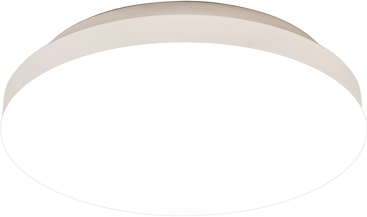 Lumidora Plafondlamp 75785 - Plafonniere - SMARTDISK - Ingebouwd LED - 18.0 Watt - 1710 Lumen - 5000 Kelvin - Wit - Kunststof - Buitenlamp - Badkamerlamp - IP54 - ⌀ 23 cm