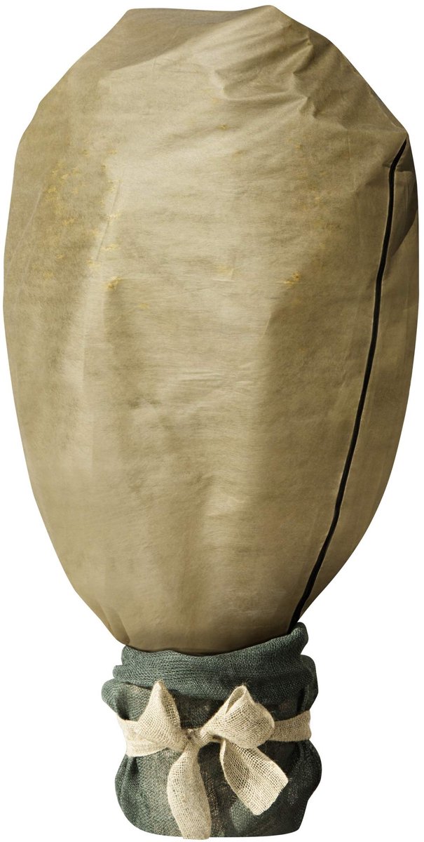 winter-fleece kap Protect kou bescherming vorst bescherming tuin fleece afdekvlies, maat XXL, 1,4 x 2 m, beige, 06834