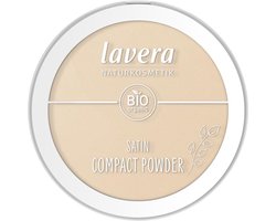 lavera Satin compact powder medium 01 EN-FR-IT-DE (9,5 gr)