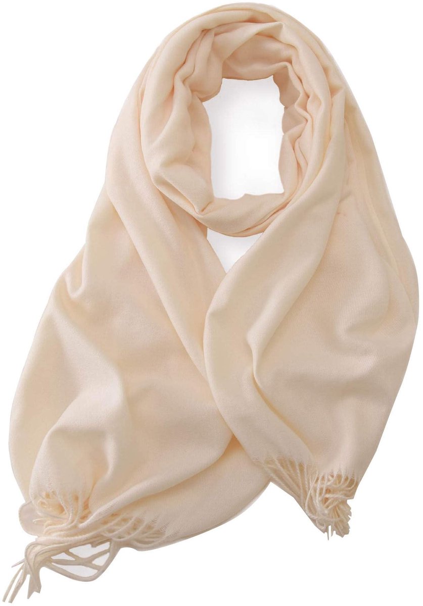 XXL Sjaal voor Dames & Heren - Kasjmier & Merino Gevoel - Super Zachte Pashmina 180x65 cm voor Winter & Herfst - Elegante Omslagdoek, Stola voor Bruiloft & Feest