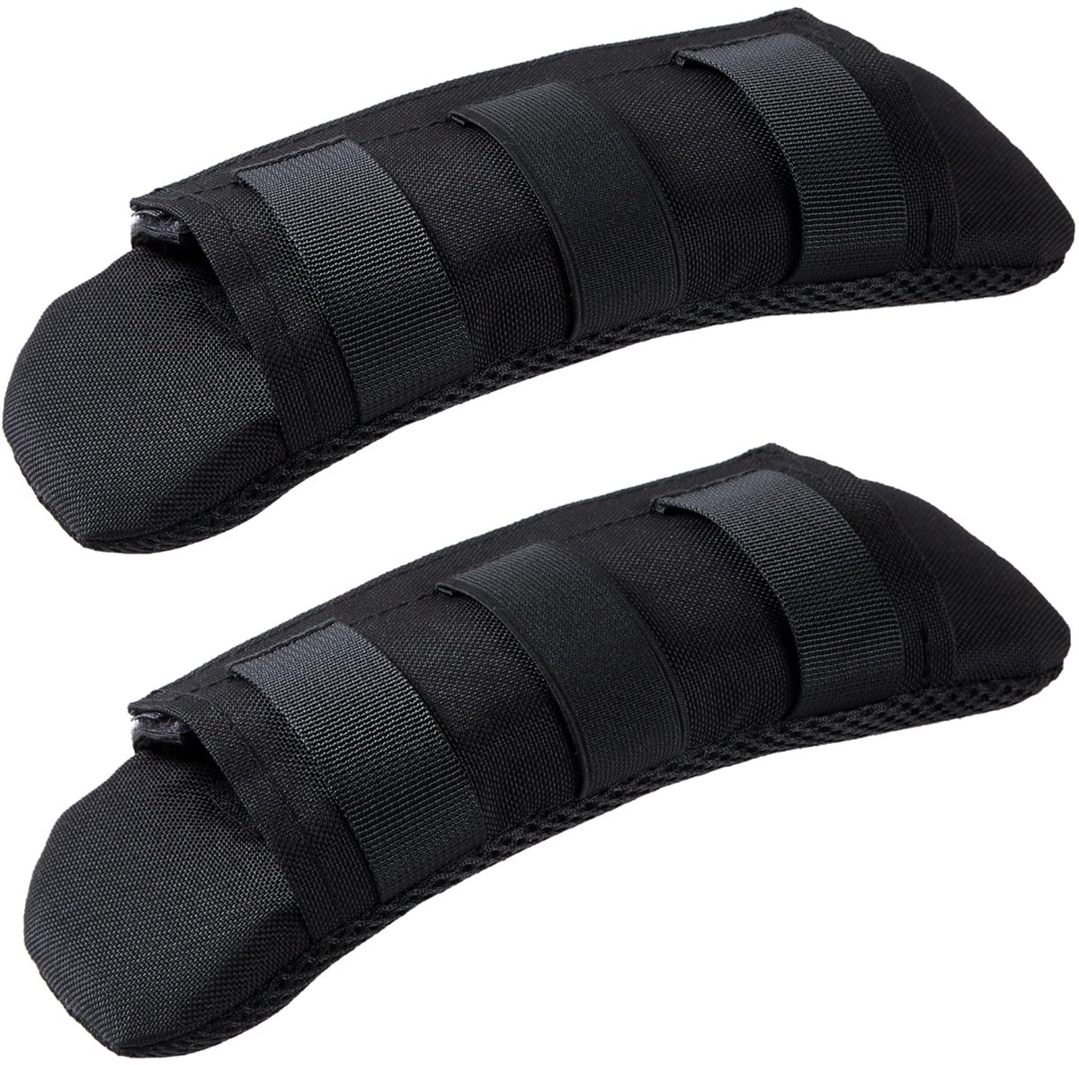 Kussen voor rugzak-schouderbanden, 2 antislip kussens voor schouderbanden, rugzak-schouderkussens, extra dik kussen voor reistas, schoudertas, langer, antislip en ademend