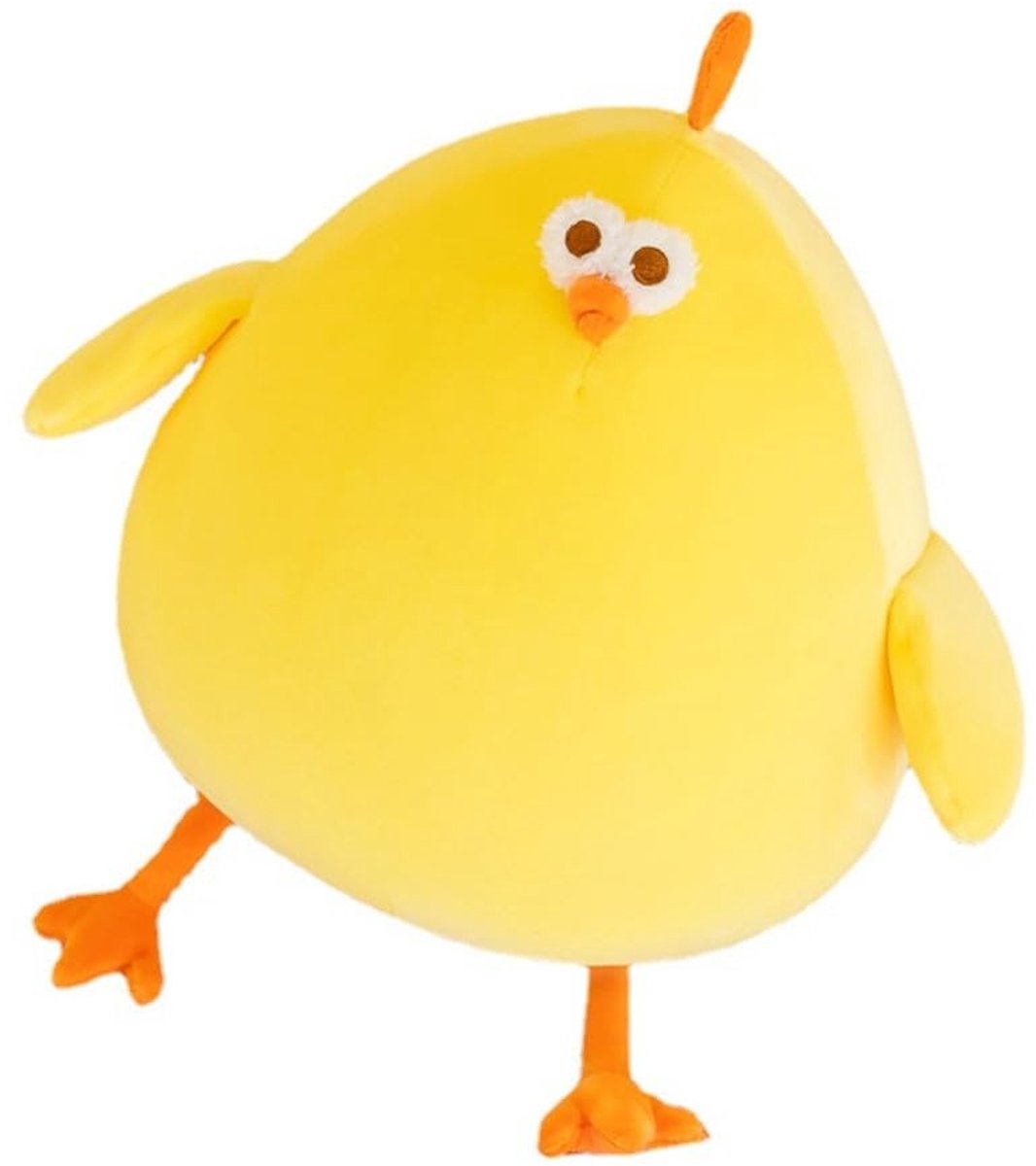 Dailygoods- Pluche Kip 38 cm - Superzacht Knuffel Dier - Gevuld Speelgoed - Simulatie Moeder Kip - Perfect Cadeau voor Kinderen - Makkelijk te Reinigen - Knuffelkip