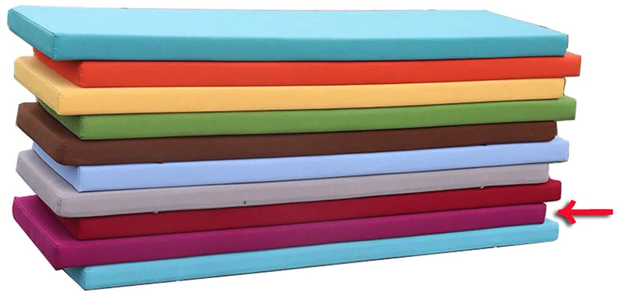 Bench Pad Comfortabel Kussen 5cm dik Tuinbank Kussen Tuin Patio Bench Pad-Paars 50×30×5cm (19×12×2in)