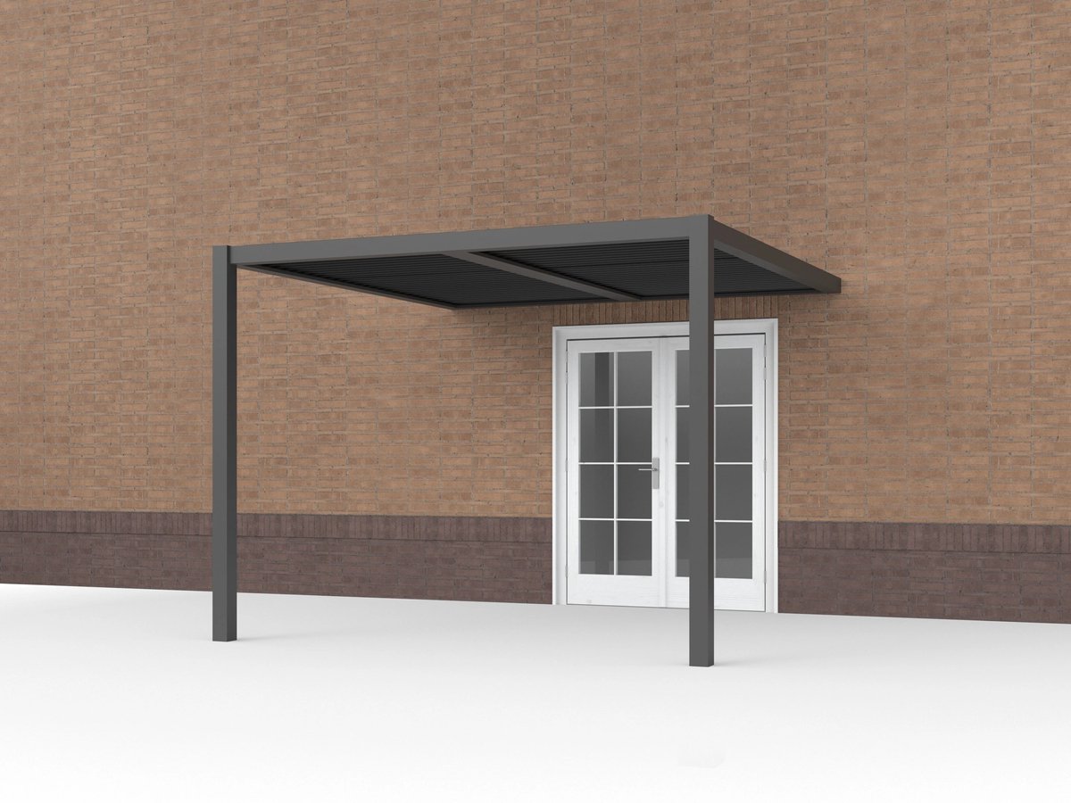 Aluminium Pergola met Lamellen Aan Huis 300 x 300 cm