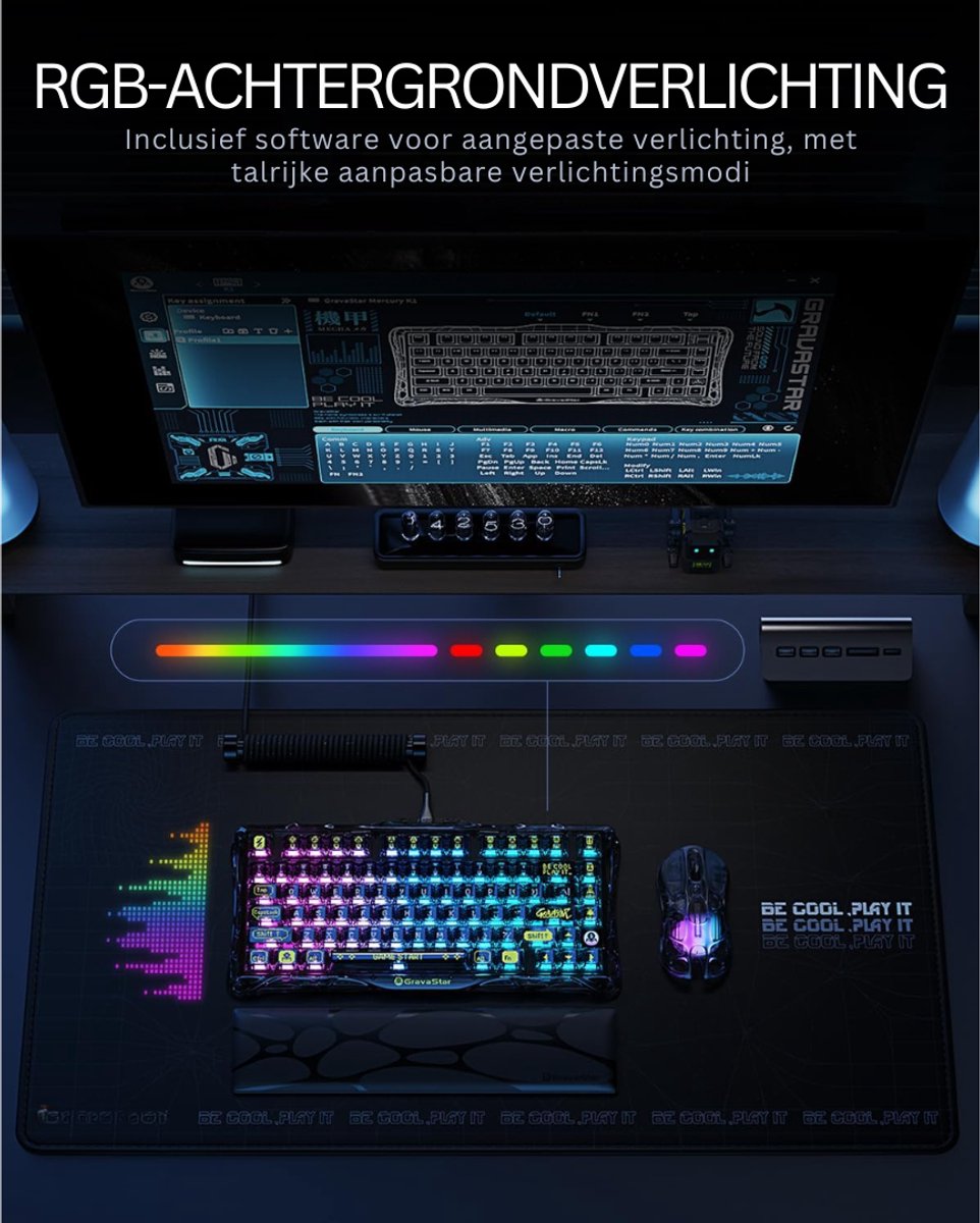 ApexArte® Mechanical Keyboard - Mechanisch Toetsenbord Gaming thumbnail 4