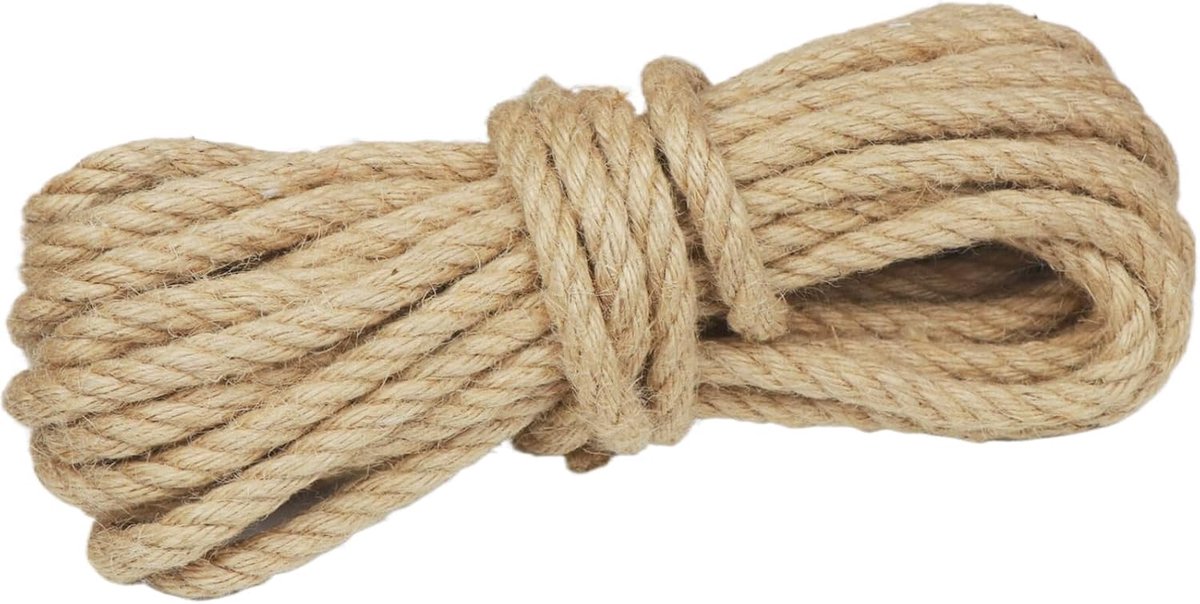 Touw voor krabpaal, 10 mm, natuurlijk sisaltouw voor katten, krabtouw, kattenaccessoires, huishouden, tuin, doe-het-zelf, decoratie