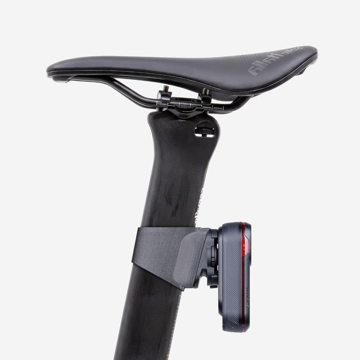 Radarhouder Zadelpen - Achterlicht Houder - Fiets Veiligheid - Ultralicht Koolstofvezel - N.v.t. - Zwart