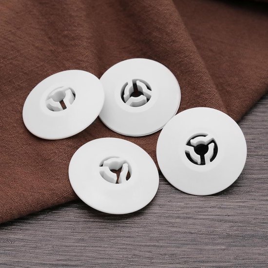 4 stuks middelgrote naaimachine spoel pin dop vervanging spoel dop plastic naaidool dop compatibel met broer, wit — afbeelding 5