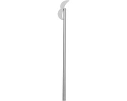 Roerstaafjes Roestvrij Staal - Roerpeddel Laboratorium - Dranken Mengen - Duurzaam Praktisch Hulpmiddel - 26 cm - Zilver — afbeelding 2