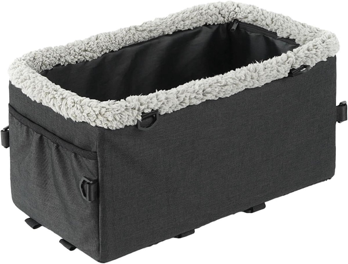 Huisdier Autostoel - Honden Booster Seat - Veilig reizen - Verhoogd zicht - 45x21x24 cm - Meerkleurig