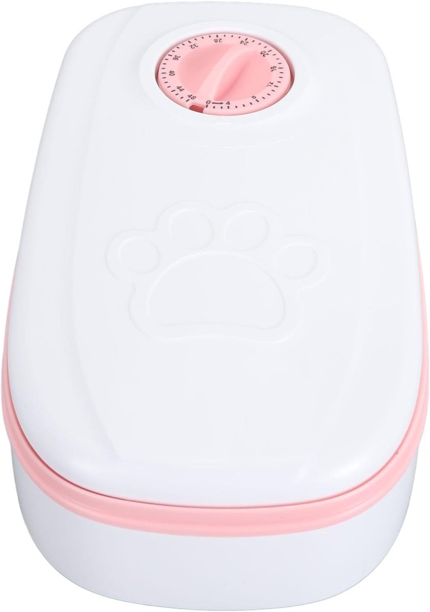 Intelligente automatische kattenvoeder met tijdsinstelling en afneembare ruimte voor nat en droog voer voor katten en kleine honden