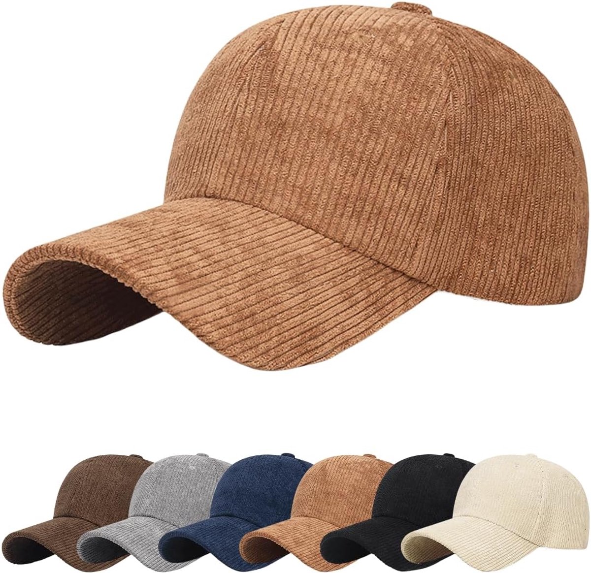 Heren Winter Winter Hoed Unisex Baseball Cap Winterpet Heren Cap Herfst/Winter Zachte Baseball Cap Volledige Cap Outdoor Vizier Sport Pet Old School Stijl