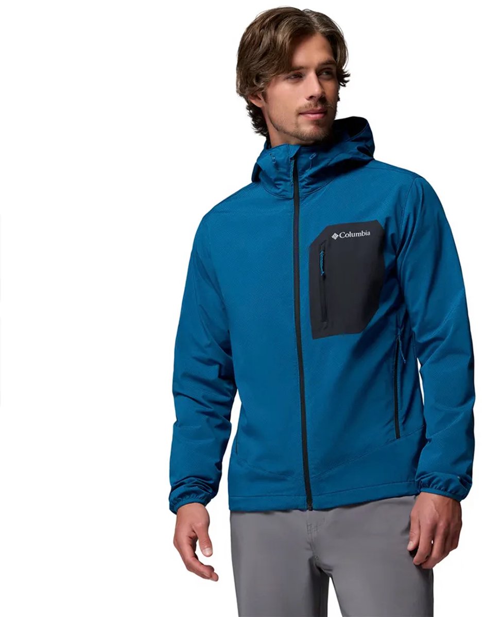 Columbia Tall Heights™ Iii Softshelljack Blauw M Man