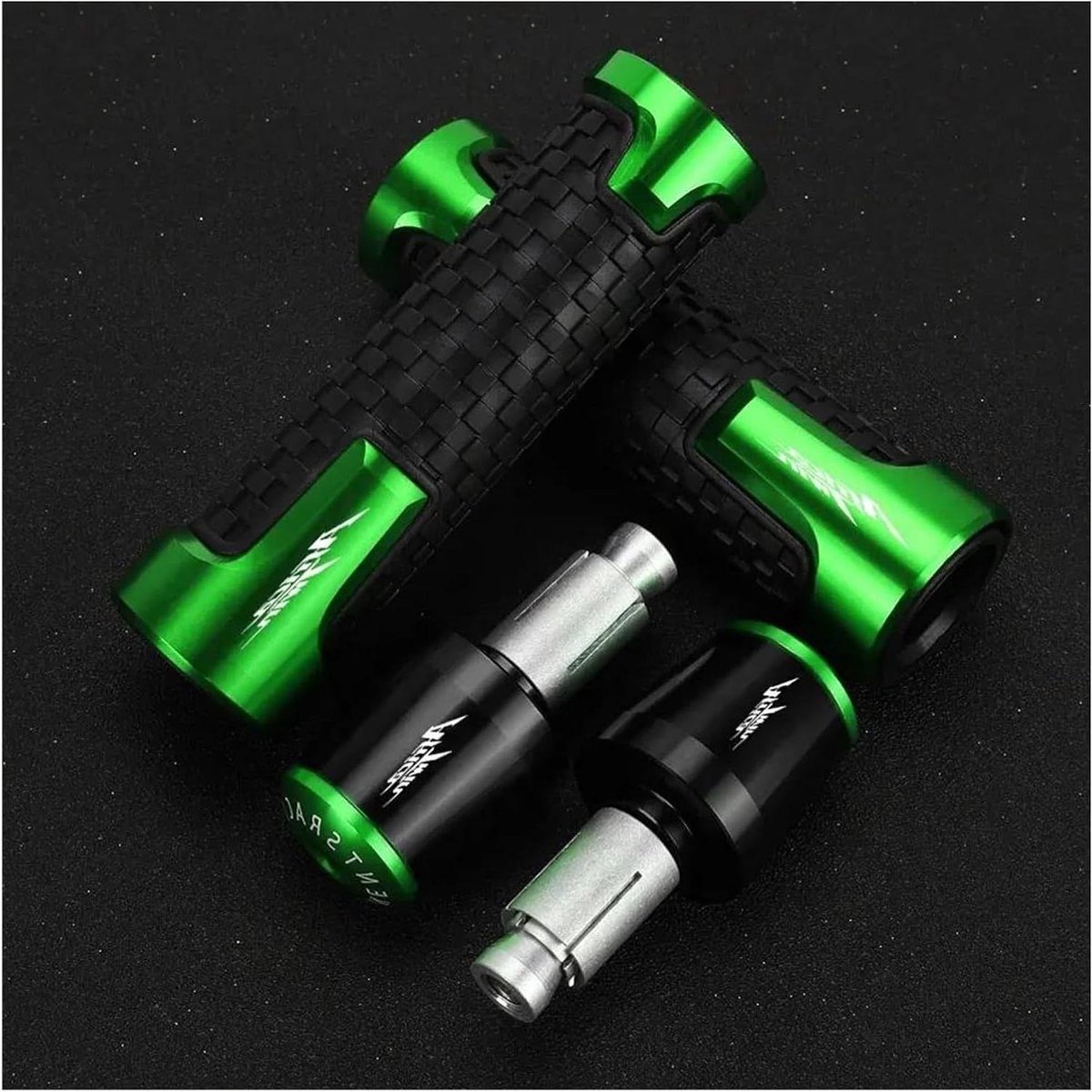 Motorfiets Handvatten - Stuur Grips - Motor Rijden - Antislip Ontwerp - 22 mm - Groen