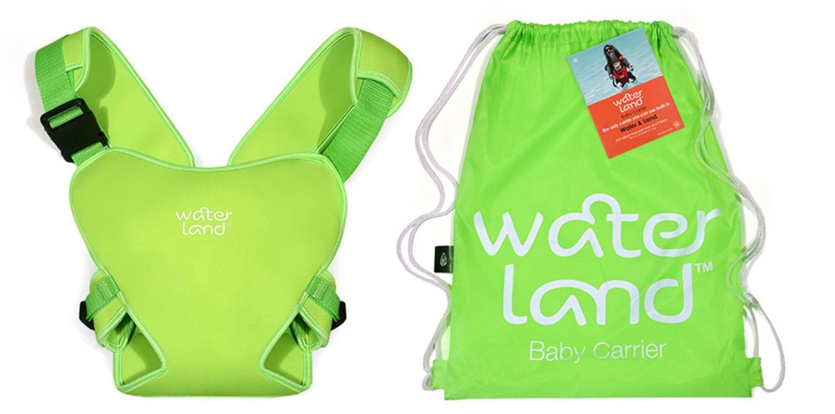 SnelShoppen - WaterLand Draagzak voor Peuters - Innovatieve Waterdichte Borstband voor Zwembad en Strand - Lichtgewicht Draagstoel met Verstelbare Rie