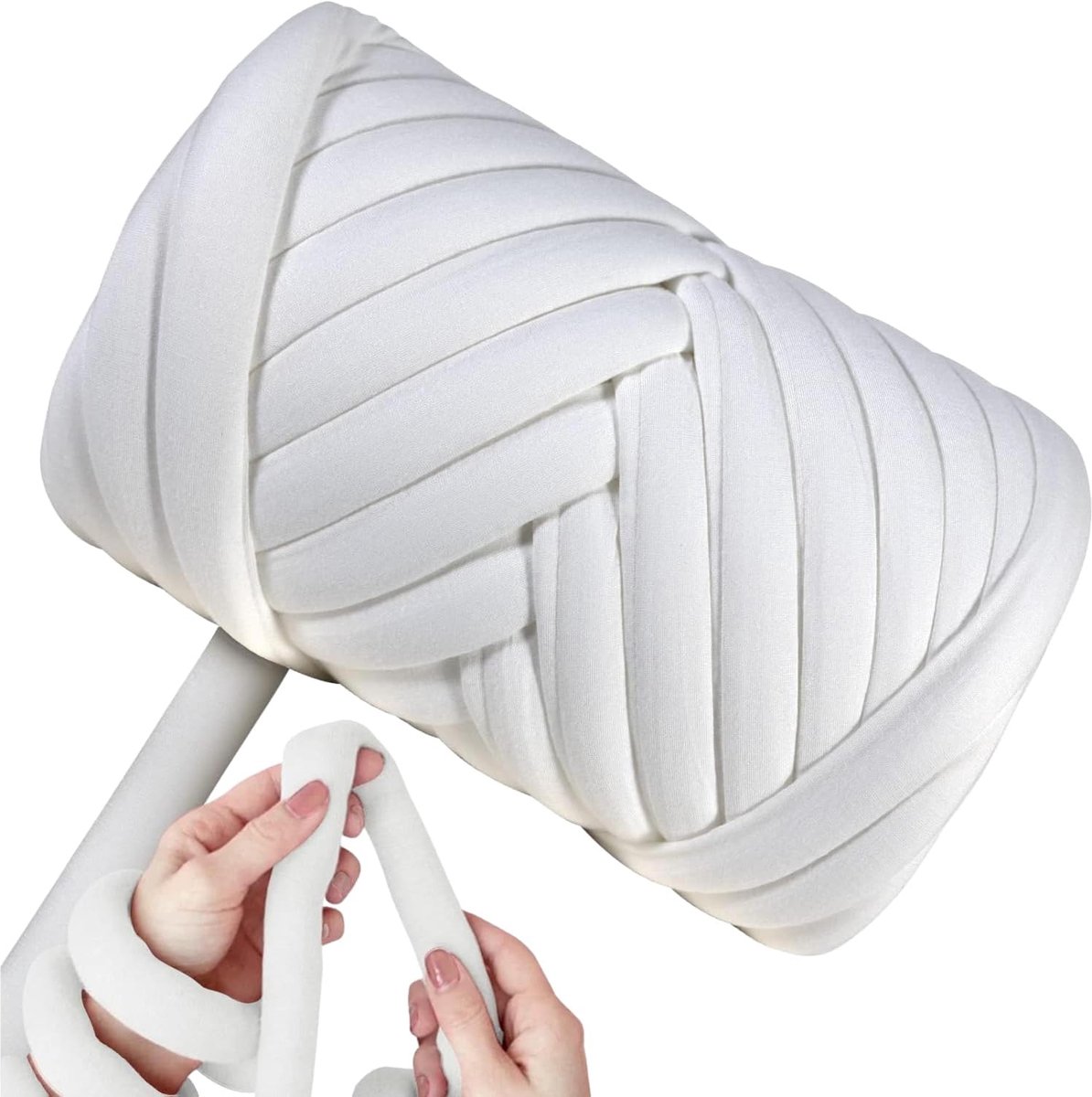 wolgaren, 500 g, Chunky XXL wol om te breien, volumineus textielgaren om te haken, voor manden, dekens, kussens, rugzak, huisdiermand