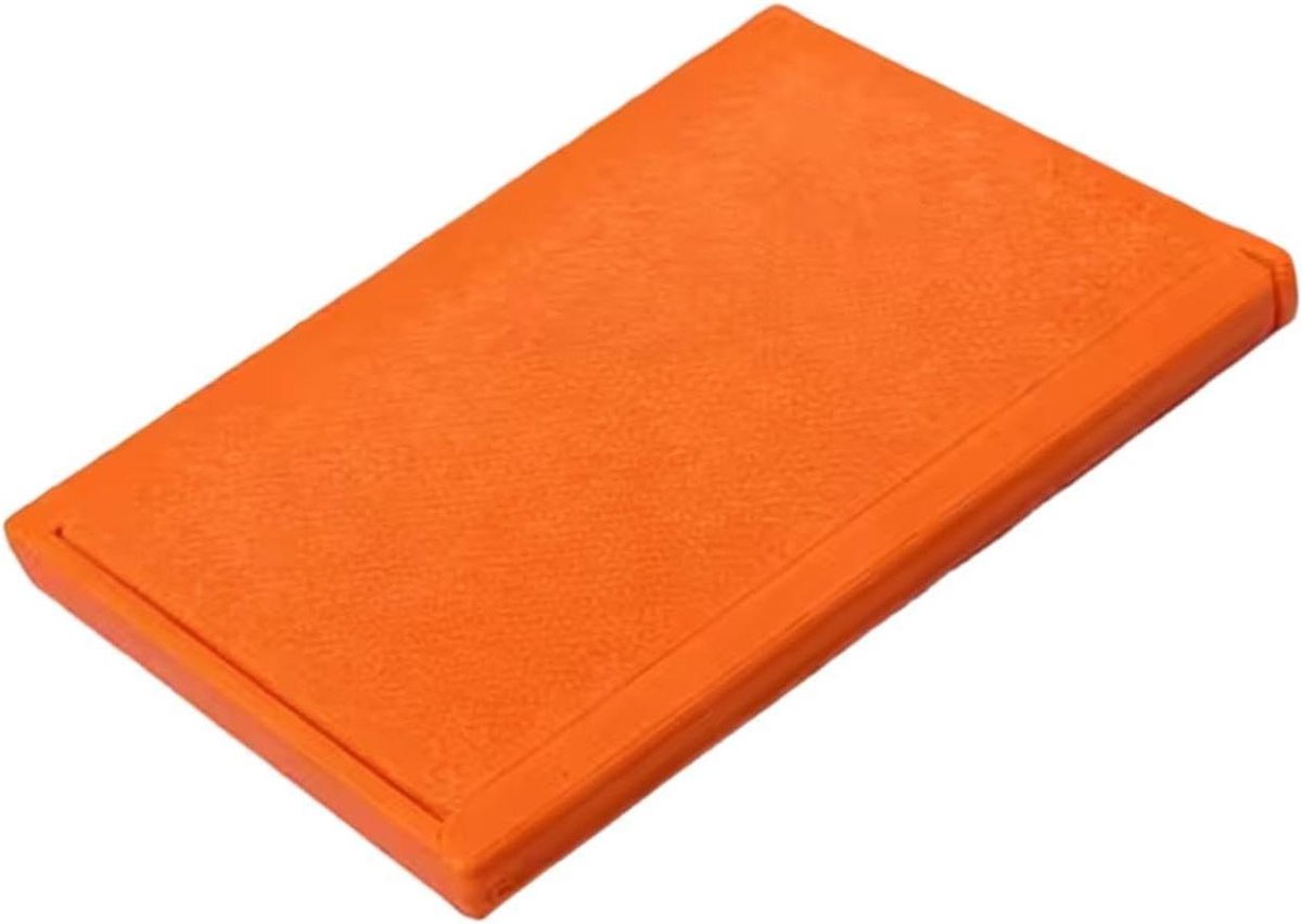 Geheugenkaarthouder - Mini opslag - Gegevens beschermen - Intelligent scheidingswand - 6 x 4 x 1 cm - Oranje
