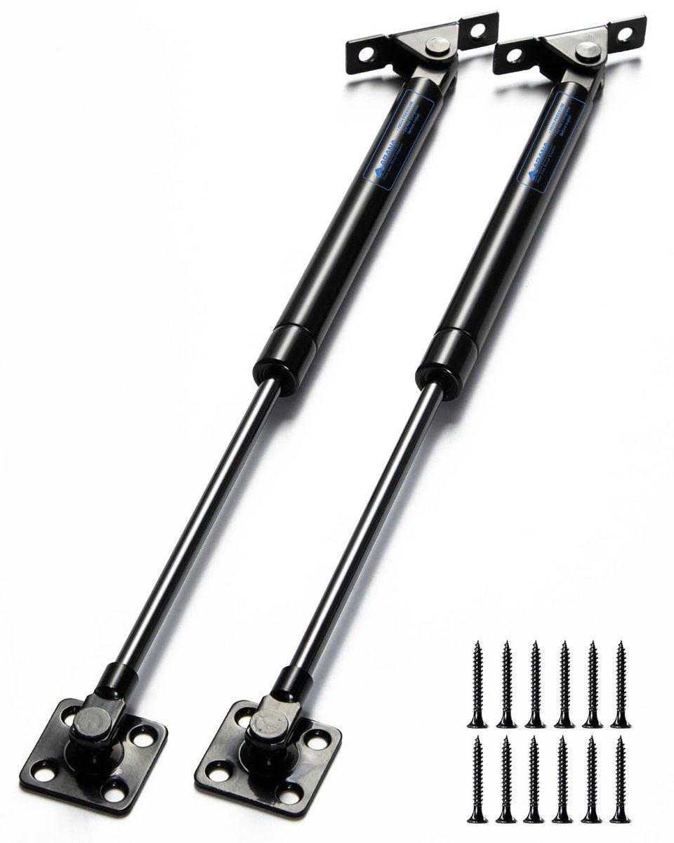 SnelShoppen - Verbeterde gasveer 200 mm 250 N/25 kg voor zware luiken, 2 stuks - Ideaal voor tuin, garage, en schuur