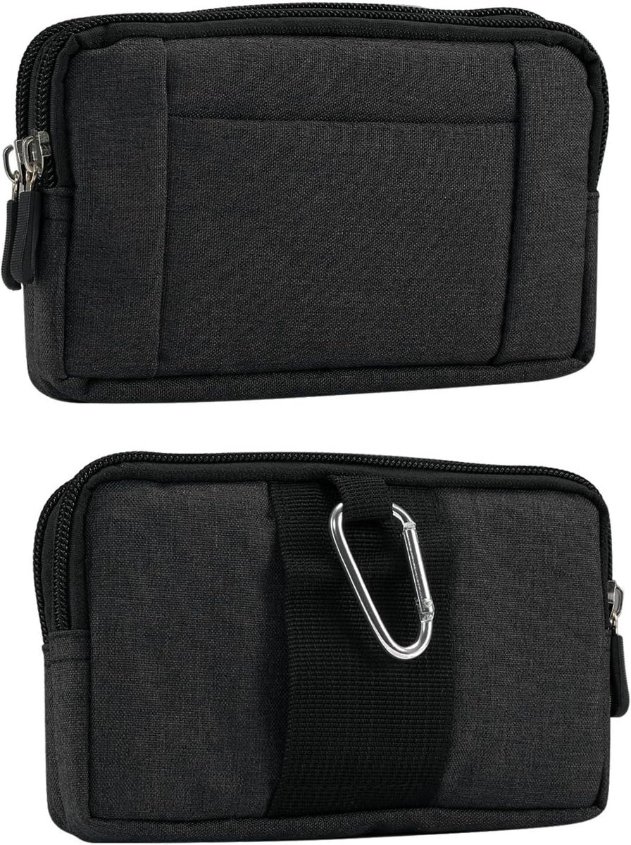 heuptas voor smartphone, mobiele telefoon heuptas dwars riem tas, mobiele telefoon houder universele hoes met riem lus outdoor mobiele telefoon van nylon alle telefoons kleiner dan 7,2 inch