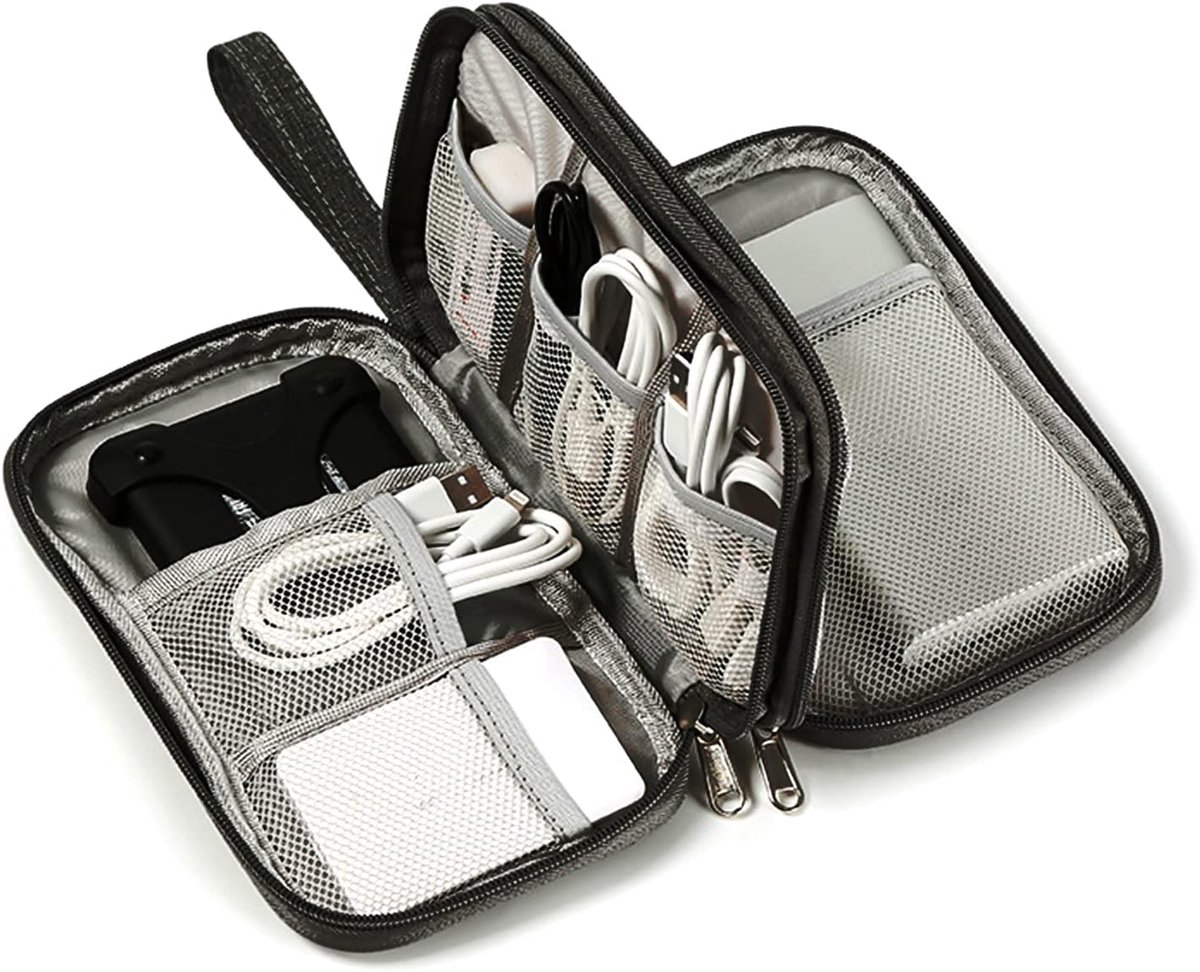 tas, organizer, kabeltas, universeel, reiskabel, tas, elektronische accessoires, reisorganisator, tas voor accessoires, telefoonlaadkabel
