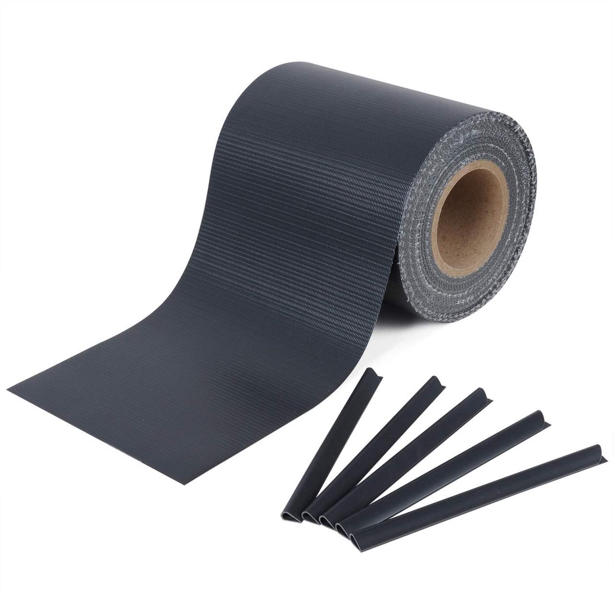 SureDeal® - Privacystrook - PVC dubbelstaafs hek - Antraciet
