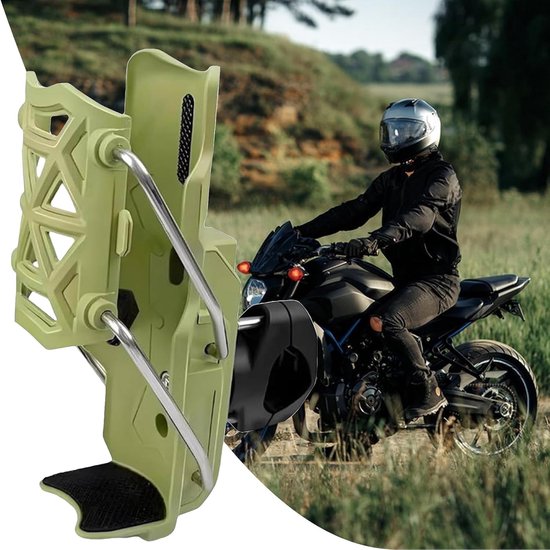 Flessenhouder Fiets - Bidon Houder - Fietsen Onderweg - Stevige Stabiliteit - Universele Pasvorm - Groen — afbeelding 4