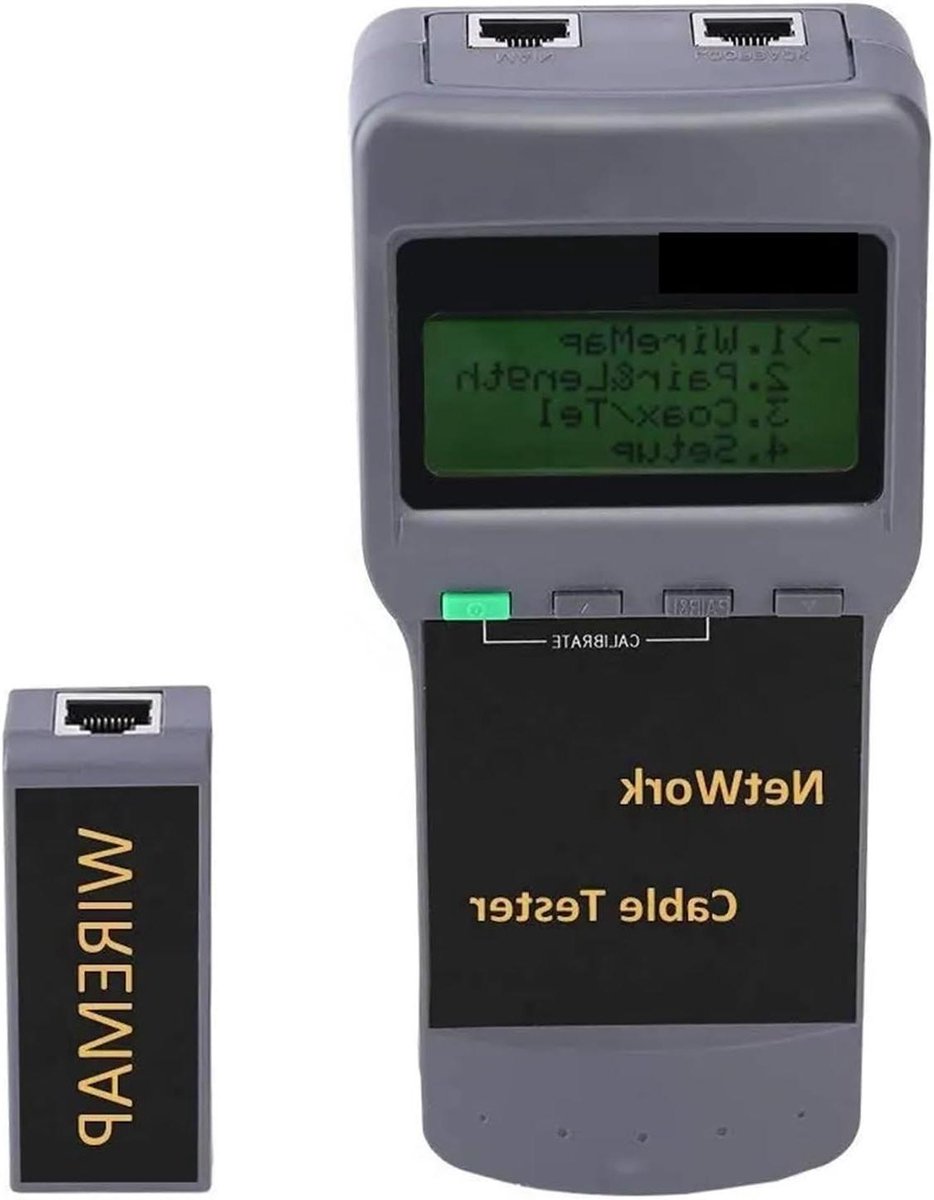 Draagbare Kabeltester - Netwerk Meter - Netwerk Installatie - Hoge Nauwkeurigheid - 82x18x38 cm - Zwart