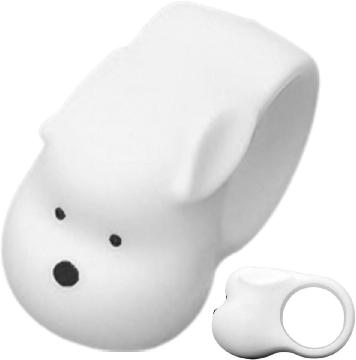 Deurklink Muurbeschermer - Deurstopper Kussen - Muren Beschermen - Zonder Gereedschap Te Plaatsen - 30x30x30 mm - Wit