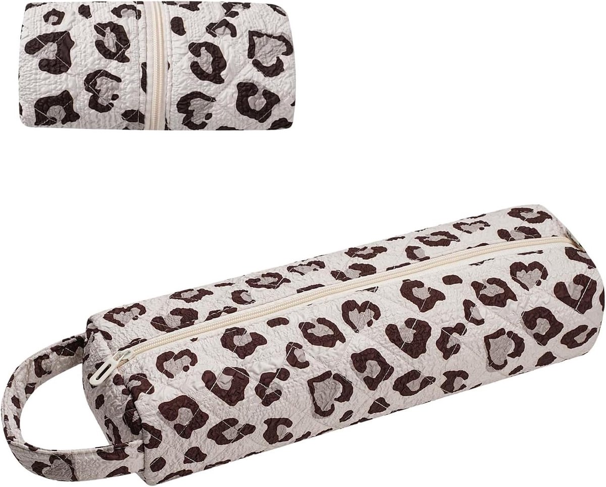 Reistas, Opbergbak Voor Haarstyling Accessoires, Draagbare Inklapbare Tas Voor Reisbenodigdheden, Koffer Voor Haartools, Reistas Met Luipaardprint