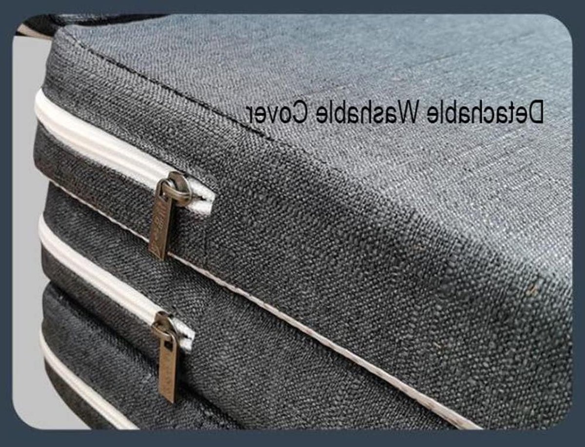 Opvouwbare Matras - Vouwmatras Gastenmatras - Comfortabel Slapen - Traagschuim Vulling - 8 cm Dik - Rood