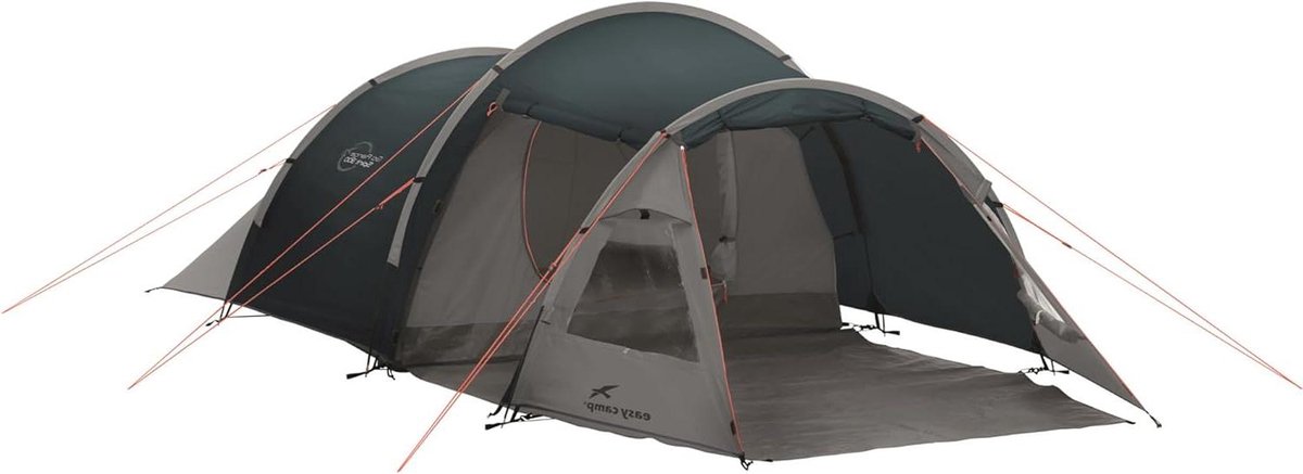 Kampeertent Tunnel - Drie Persoons - Outdoor Avontuur - Vier Seizoenen - 63 x 19 cm - Blauw