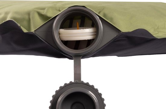 Zelfopblazende slaapmat [Amazon Exclusive], 10 cm diep voor kamperen, extra matras, Epsom Green — afbeelding 5